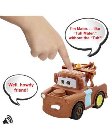 Vehículo de Sonido Disney Cars Mattel Track Talker Mater