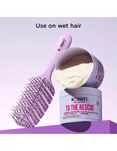 Cepillo Desenredador Noughty El Púrpura Ecológico para Cabello Cepillo Desenredador Noughty El Púrpura Ecológico para Cabello
