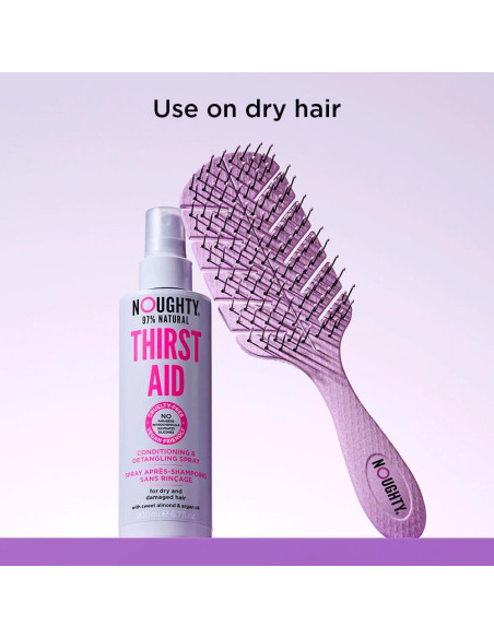 Cepillo Desenredador Noughty El Púrpura Ecológico para Cabello Cepillo Desenredador Noughty El Púrpura Ecológico para Cabello