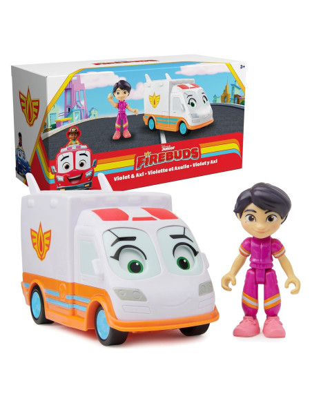 Figura de Acción Ambulancia Axl y Violet Disney Firebuds Figura de Acción Ambulancia Axl y Violet Disney Firebuds