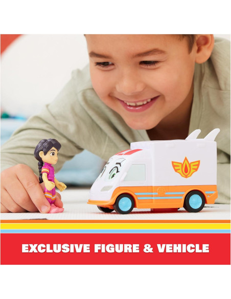 Figura de Acción Ambulancia Axl y Violet Disney Firebuds Figura de Acción Ambulancia Axl y Violet Disney Firebuds