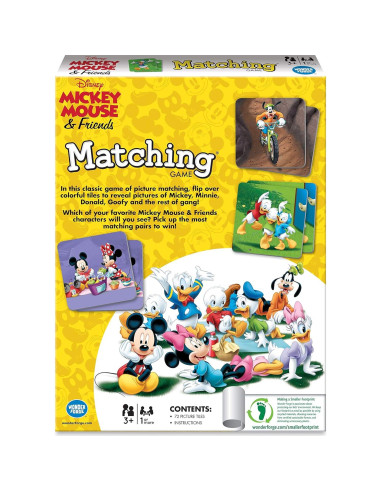 Juego de Emparejamiento Mickey Mouse Wonder Forge 3-5 Años