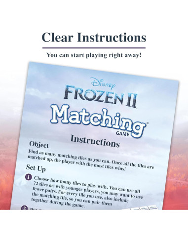 Juego de Memoria Frozen 2 Ravensburger 3+ Años - Juguete Educativo