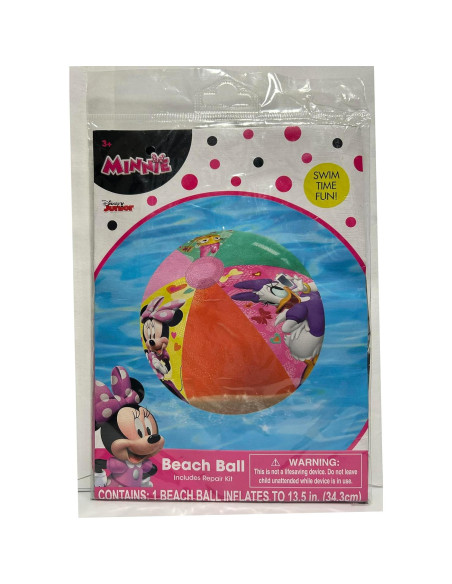Pelota de Playa Disney Minnie Mouse 34.3 cm Multicolor Pelota de Playa Disney Minnie Mouse 34.3 cm Multicolor
