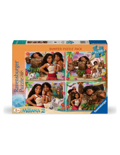 Rompecabezas Ravensburger Moana 2 - 4x100 Piezas 36x26 cm