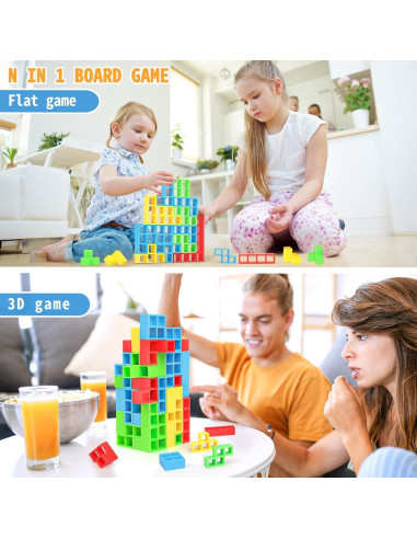 Juego de Apilamiento 48PCS BBnote para 2 Jugadores