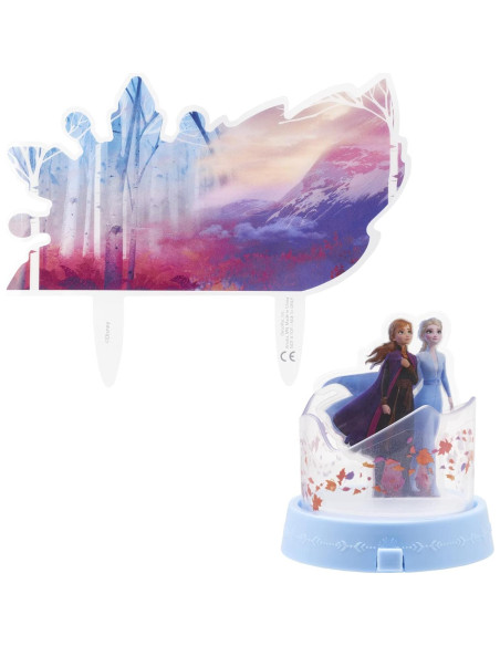 DecoSet Disney Frozen 2 - Adorno de Tarta Elsa y Anna DecoSet Disney Frozen 2 - Adorno de Tarta Elsa y Anna