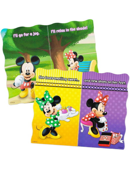 Conjunto de 8 Libros de Cartón Disney para Niños 1-3 Años Conjunto de 8 Libros de Cartón Disney para Niños 1-3 Años