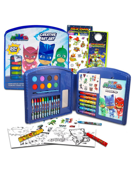 Conjunto de Arte PJ Masks Disney 50 Piezas para Niños Conjunto de Arte PJ Masks Disney 50 Piezas para Niños