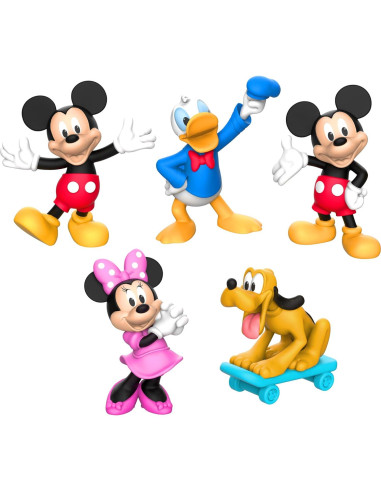 Conjunto de Figuras Mini Disney Junior Mickey 5 Piezas