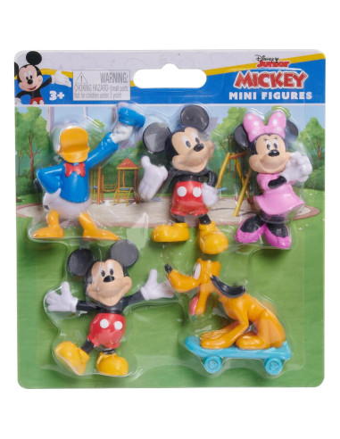 Conjunto de Figuras Mini Disney Junior Mickey 5 Piezas