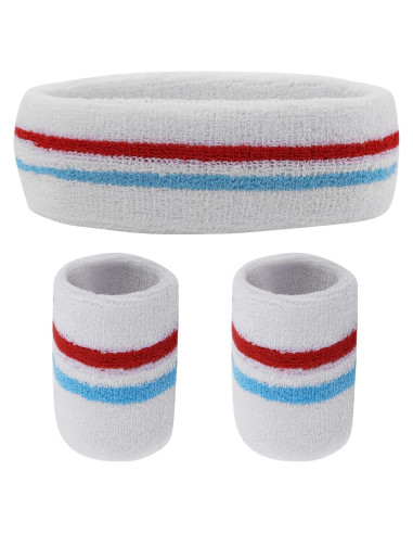Conjunto de bandas deportivas Yolev para sudor - 1 cabeza y 2 muñecas