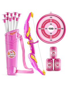 Juego de Arco y Flecha NIPLOOOW con Luces LED y 10 Flechas