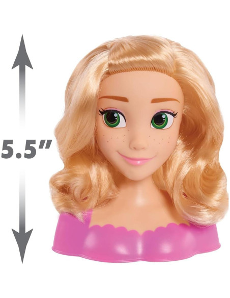 Cabeza de Estilo Mini Rapunzel Disney con Cepillo 212g Cabeza de Estilo Mini Rapunzel Disney con Cepillo 212g