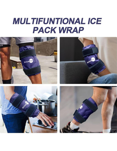 Compresa Fría de Gel AiricePac para Rodilla 28.8x20.6cm