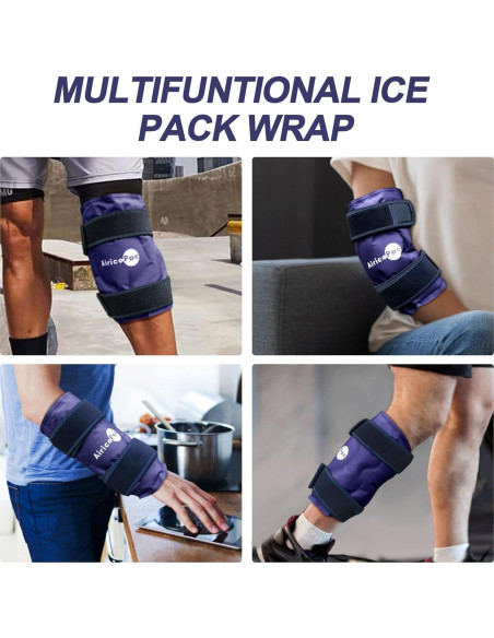 Compresa Fría de Gel AiricePac para Rodilla 28.8x20.6cm