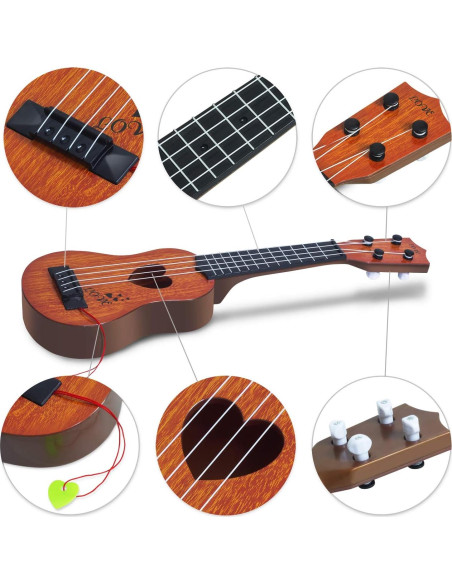 Juguete Musical Ukulele para Niños Hhobby Stars 43.5 cm Juguete Musical Ukulele para Niños Hhobby Stars 43.5 cm