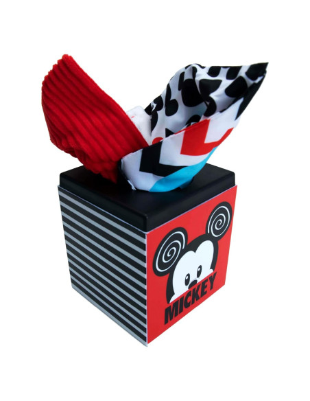 Juguete de Caja de Tejidos Disney Baby Mickey y Minnie 0-3 años Juguete de Caja de Tejidos Disney Baby Mickey y Minnie 0-3 años