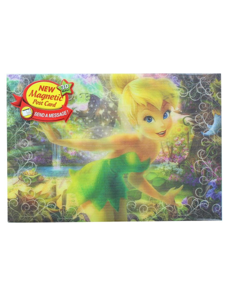 Tarjeta Magnética 3D Disney Tinker Bell - 17.15x11.68 cm Tarjeta Magnética 3D Disney Tinker Bell - 17.15x11.68 cm