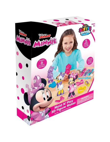 Cra-Z-Art Molde N' Juega Disney Minnie 3D con Masas Cra-Z-Art Molde N' Juega Disney Minnie 3D con Masas
