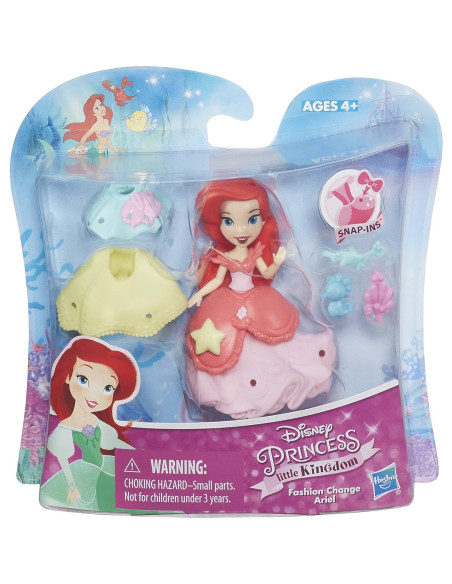 Muñeca de Moda Pequeña Ariel Disney Princess 15.19cm Muñeca de Moda Pequeña Ariel Disney Princess 15.19cm