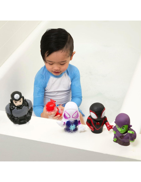 Set de Juguetes de Baño Spidey & Friends 6 Piezas Set de Juguetes de Baño Spidey & Friends 6 Piezas
