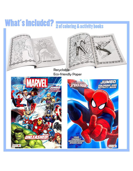Conjunto de Libros de Actividades y Stickers Marvel Avengers Conjunto de Libros de Actividades y Stickers Marvel Avengers