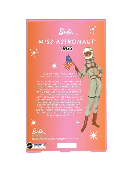 Muñeca Barbie Miss Astronaut 60 Aniversario Mattel 33 cm Muñeca Barbie Miss Astronaut 60 Aniversario Mattel 33 cm