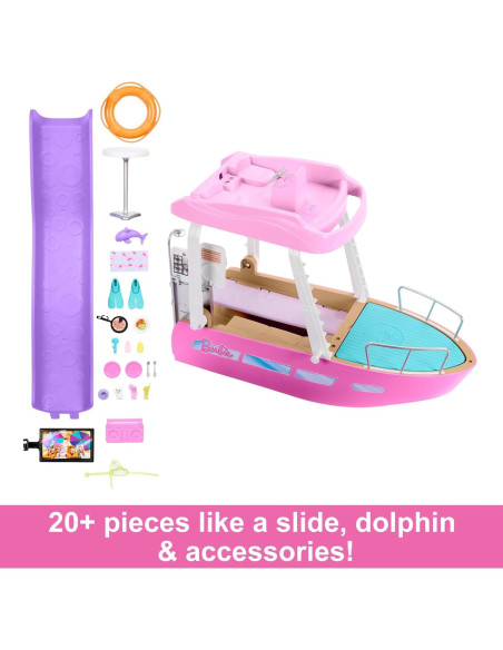 Barco de Sueños Barbie con 20 Accesorios Oceánicos Barco de Sueños Barbie con 20 Accesorios Oceánicos