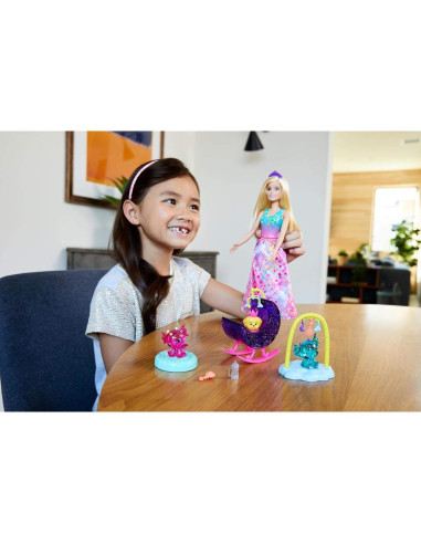 Juego de guardería de dragones Barbie Dreamtopia con muñeca