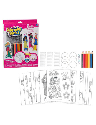 Kit de Shrinky Dinks de Barbie Just Play - 50 Piezas Creativas
