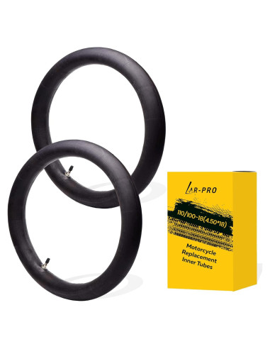 Paquete de 2 Tubos Internos AR-PRO 110/100-18 Caucho Butílico