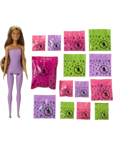 Muñeca Barbie Color Reveal Sirena con 25 Sorpresas Mattel