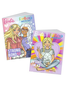 Set de 2 Libros de Actividades Barbie Conectar los Puntos 80 Páginas