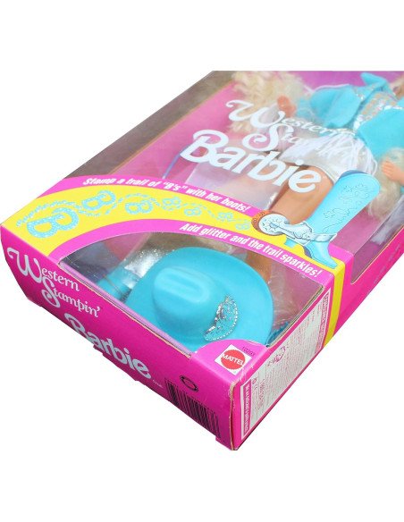 Muñeca Barbie Coleccionable Mattel 1993 Sello del Oeste Muñeca Barbie Coleccionable Mattel 1993 Sello del Oeste