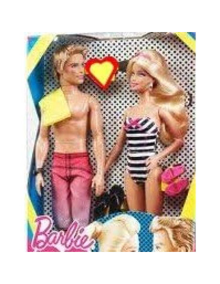 Barbie Muñeca 30 cm Set Regalo 2Pack Barbie Ken Mattel Barbie Muñeca 30 cm Set Regalo 2Pack Barbie Ken Mattel