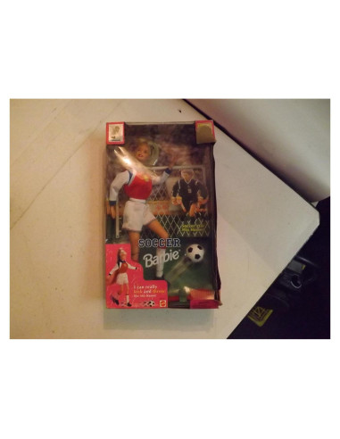Muñeca Barbie Fútbol Mattel 29.2 cm con accesorios