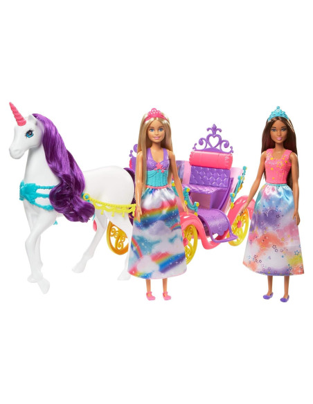Carroza y Princesas Dreamtopia Mattel 20x68x32 cm Carroza y Princesas Dreamtopia Mattel 20x68x32 cm
