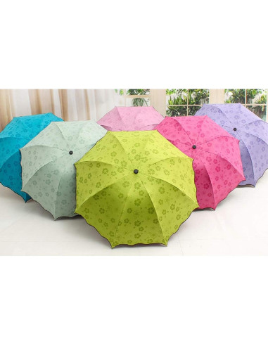 Paraguas compacto plegable ZMGMSMH con protección UV 89 cm