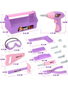 Juego de Herramientas para Niños EXERCISE N PLAY 18 Piezas 2