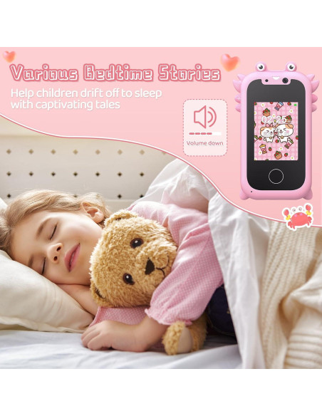 Teléfono Juguete Vimlinc Rosa 2.5'' Doble Cámara 16GB Teléfono Juguete Vimlinc Rosa 2.5'' Doble Cámara 16GB