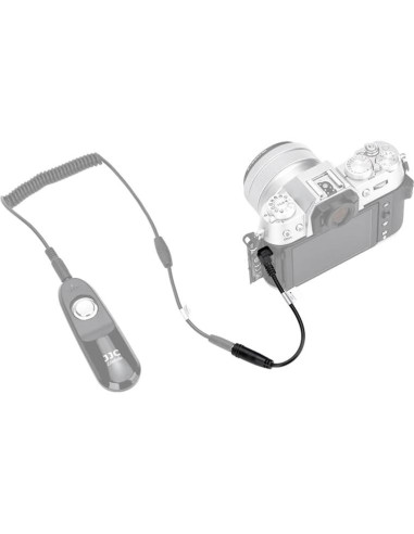 Adaptador JJC 3.5mm TRS Macho a 2.5mm Hembra para Fujifilm