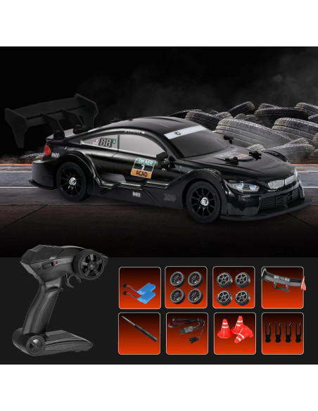 Coche RC Drift Dodoore 1:16 4WD 40 km/h con Luces LED Coche RC Drift Dodoore 1:16 4WD 40 km/h con Luces LED