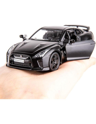 Coche GTR R35 BDTCTK a Escala 1/36 Retroceso Negro