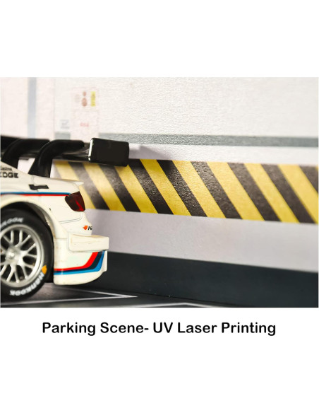 Vitrina para coches 1:24 Bivitre 2 Parking Gray LED Vitrina para coches 1:24 Bivitre 2 Parking Gray LED