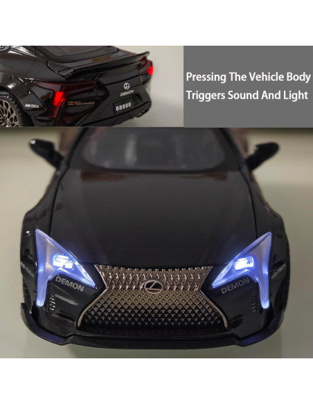 Coche de Juguete Lexus LC500 Metal con Luz y Sonido Coche de Juguete Lexus LC500 Metal con Luz y Sonido