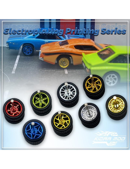 WAVEIST Hot Ruedas 1/64 para Modelos a Escala - 10 Juegos WAVEIST Hot Ruedas 1/64 para Modelos a Escala - 10 Juegos