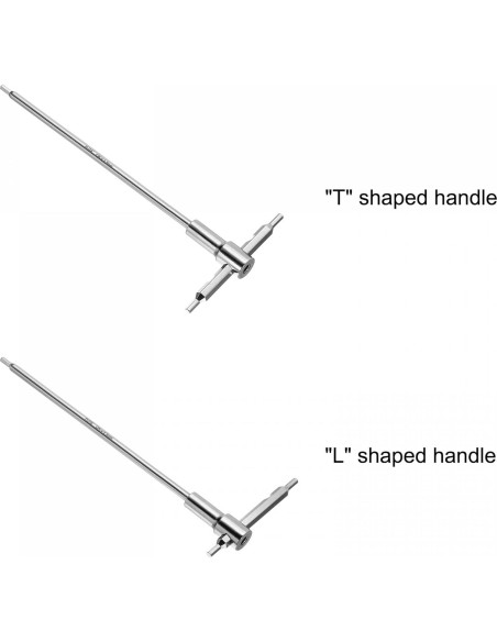 Llave Hexagonal T Deslizante uxcell 2.5mm Acero CR-V Llave Hexagonal T Deslizante uxcell 2.5mm Acero CR-V