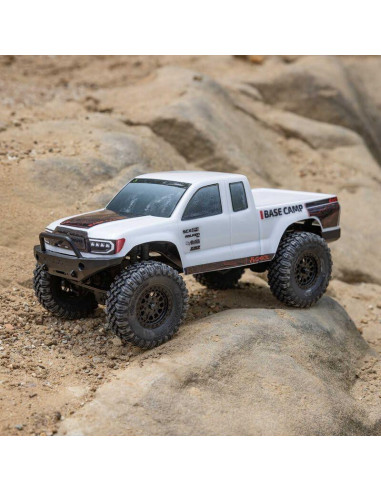 Axial SCX24 Base Camp 4WD Mini Crawler 1/24 Blanco