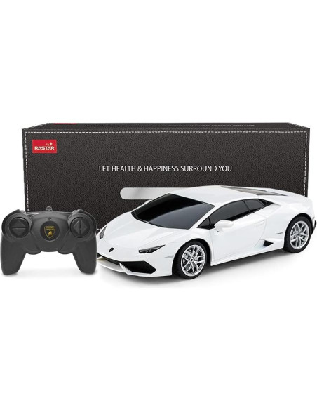Coche RC Rastar Lamborghini HURACÁN 1/24 Blanco Coche RC Rastar Lamborghini HURACÁN 1/24 Blanco